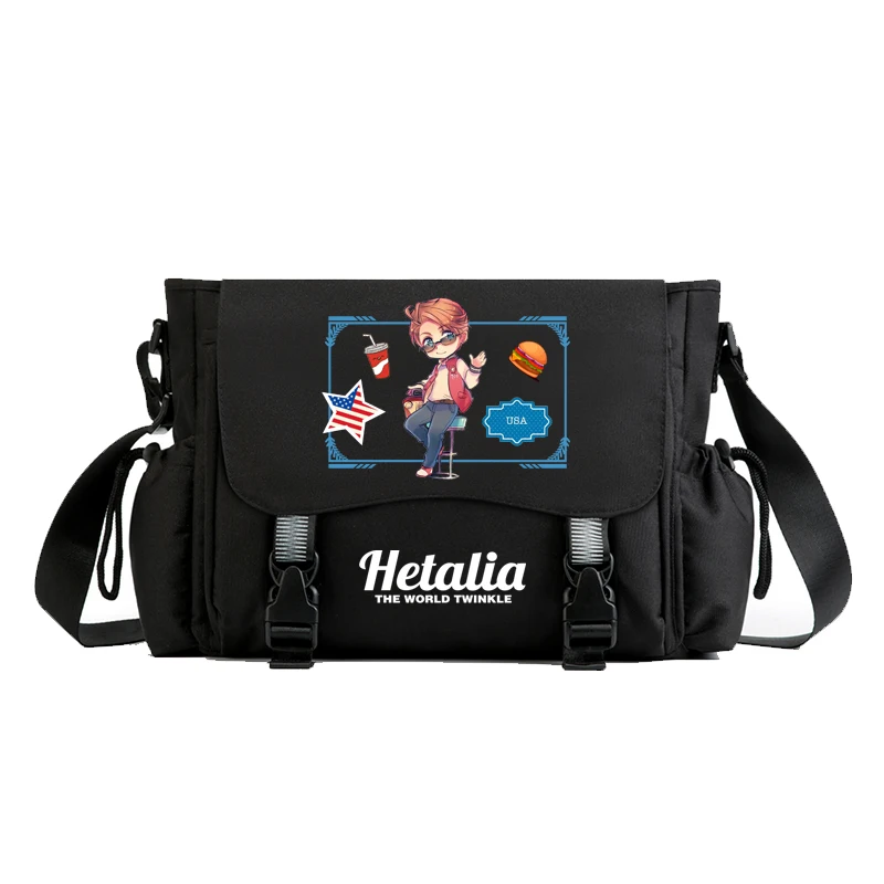 

Anime Axis Powers Hetalia Yao Wang Satchel Shoulders Bag Fashion Casual Women Men Student Schoolbag Messenger Bag Cosplay Gift