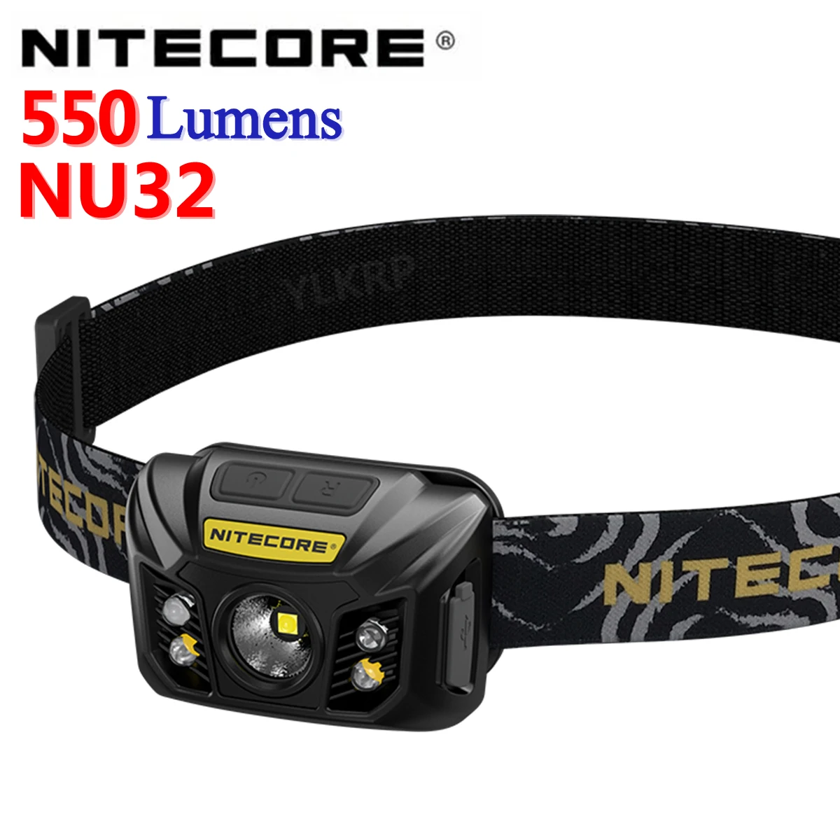 NITECORE NU32 550 люмен USB Перезаряжаемый легкий фары со встроенной батареи используется