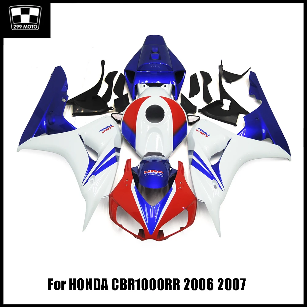 

For Honda CBR1000RR 2006-2007 CBR1000 RR Motorcycle ABS Plastic Full Shell Fairing Kit, Cbr1000rr 06 07 Body Protection Shell