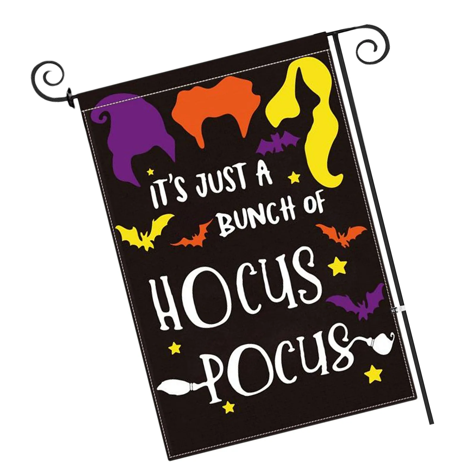 Украшение на Хэллоуин флаг двор сад подвесной баннер ведьма это просто букет