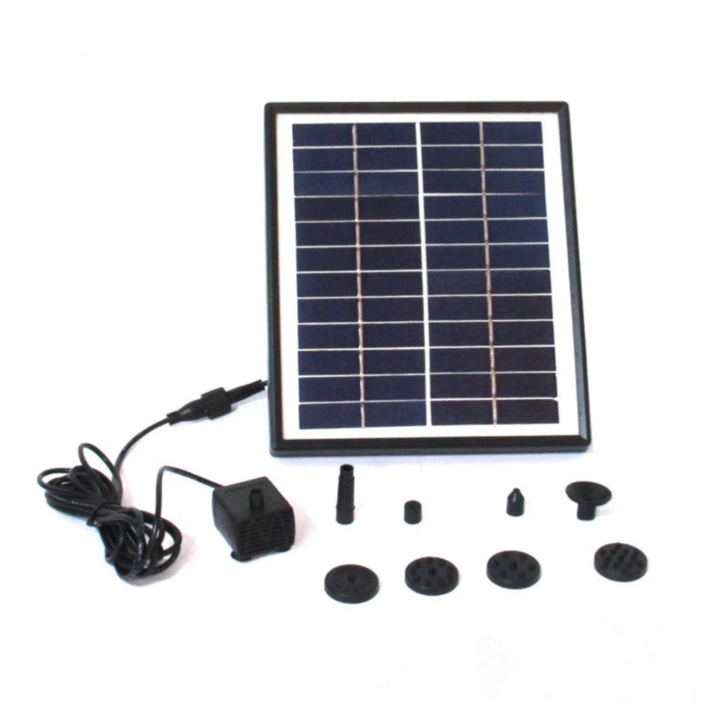 

12V 5W Solar Garden Fountain Solar Garden Fountains Waterfalls Solar Power Bird Bath Fountain Water Pump Floating Fountain Pump