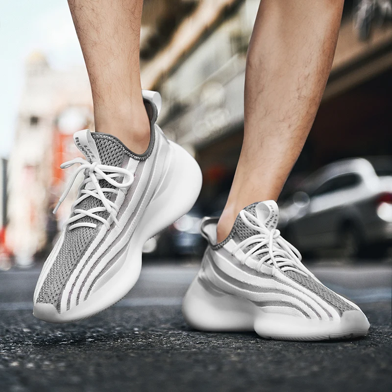 

Shoesmesh on zapatos 2020 breathabl Fashion new shoe man sneakers blade comfortable sneaker summer Breathable Casual slip Light