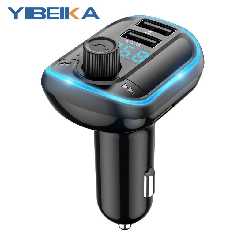 Автомобильный fm передатчик беспроводной Bluetooth стерео двойной USB U диск TF