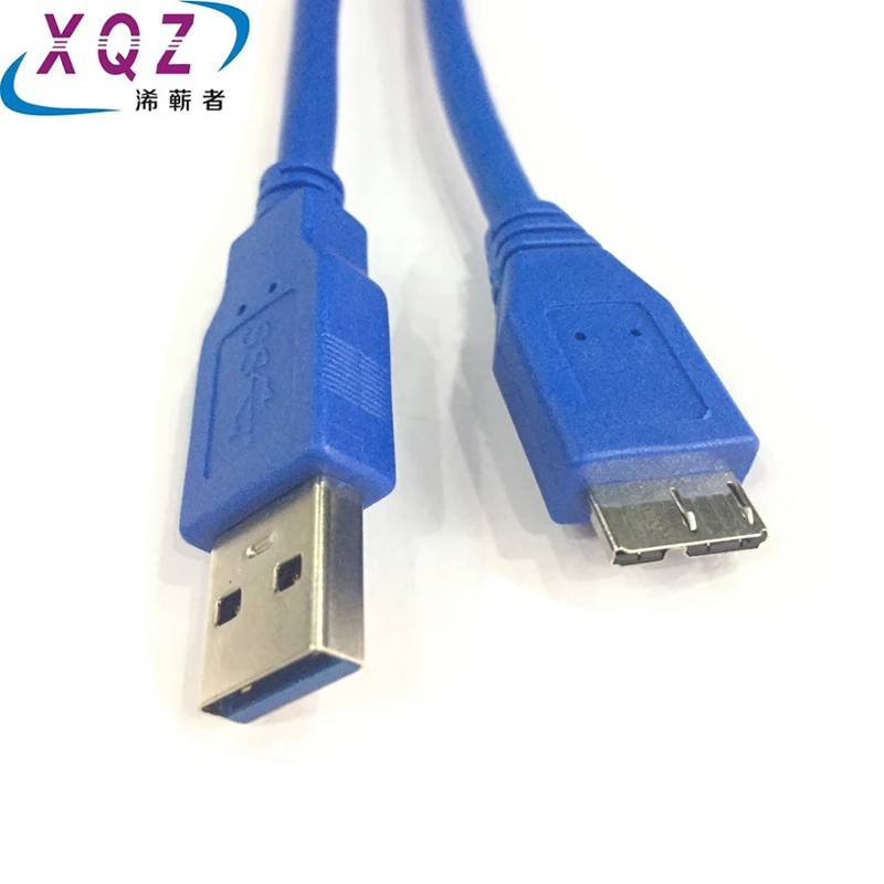USB3.0 harddisk cable HDD AM/ microUSB AM/mic 1.5M 0.5M pure copper blue |
