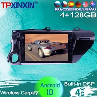 4128g for toyota hilux 2016 2017 2018 android car stereo radio tape recorder multimedia video player gps navigation hd screen