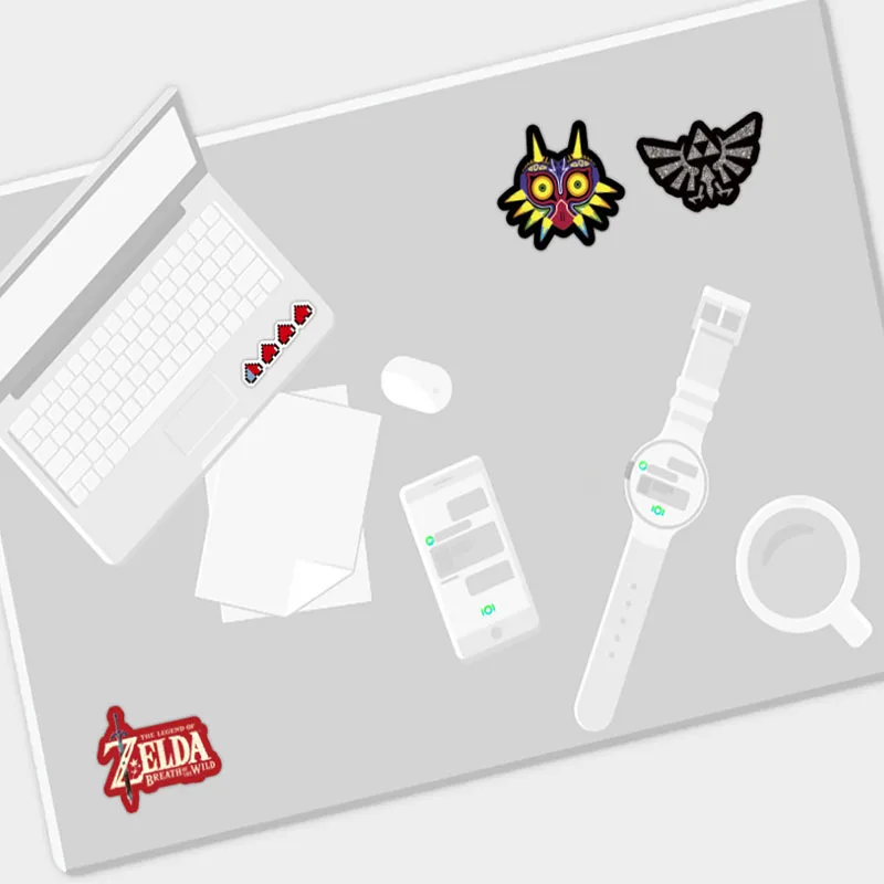 

50 pcs The Legend of Zelda Graffiti Waterproof Skateboard Travel Suitcase Phone Laptop Luggage Stickers Cute Kids Girl Toys