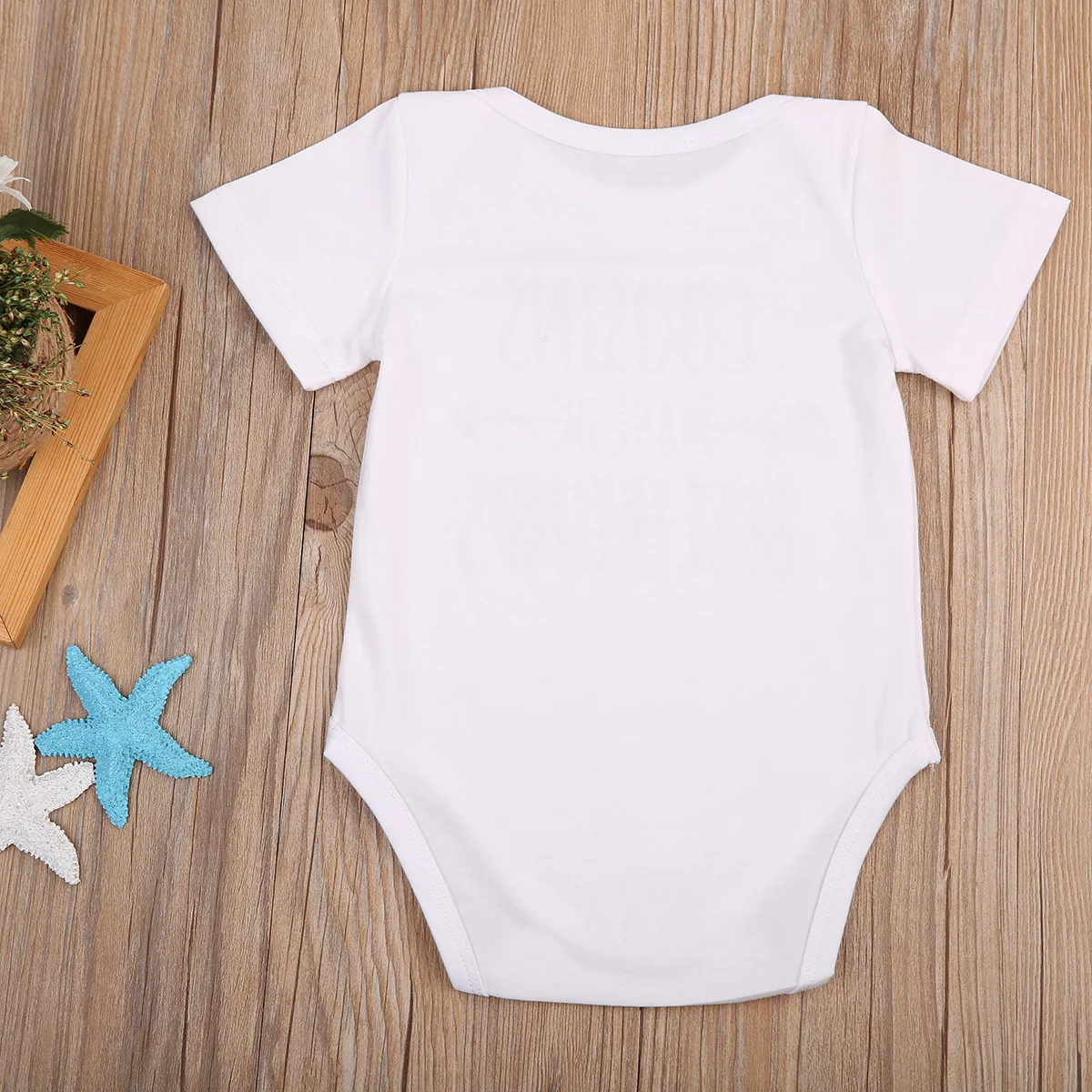 

2020 New Fall Autumn Newborn Baby Girls Boys COUSINS Letter Print Romper Arrow Pattern Short Sleeve Jumpsuit Outfits 0-18M