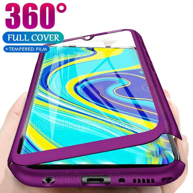 Чехол с полным покрытием 360 градусов для Xiaomi Poco M3 X3 Redmi Note 9S 9Pro Max чехол K20 6 7 8 9 Pro 8T 8A