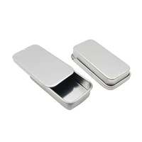 1pcs 511026mm mini iron box slide cover storage box wedding jewelry pill cases portable tin boxes container home organization