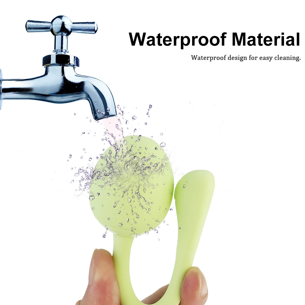 360 градусов гибкий прыгающее яйцо двойная головка вибратор Стимуляция клитора