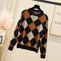 2021 spring and autumn rilge joker knitted new age reduction long sleeve sweater backing shirt korean jacket women