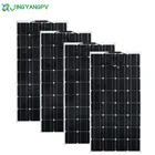 Солнечная панель 100Вт, 200Вт, 300Вт, 400Вт, гибкая, водонепроницаемая, ПЭТ, для зарядки солнечных батарей 12В, для установки на крышу или на лодку