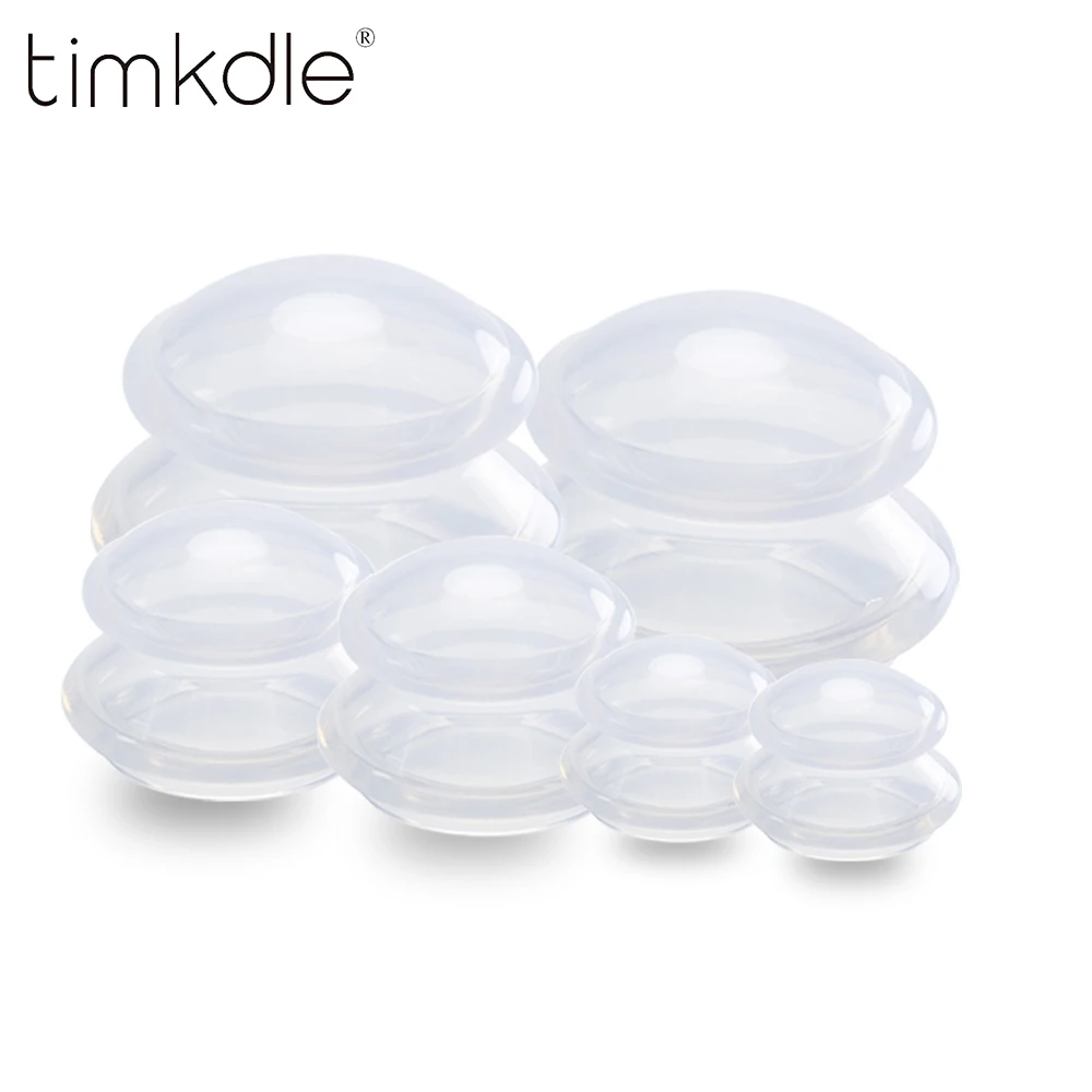 Силиконовые массажные чашки для тела массажная чашка лица 6 шт. профессиональная