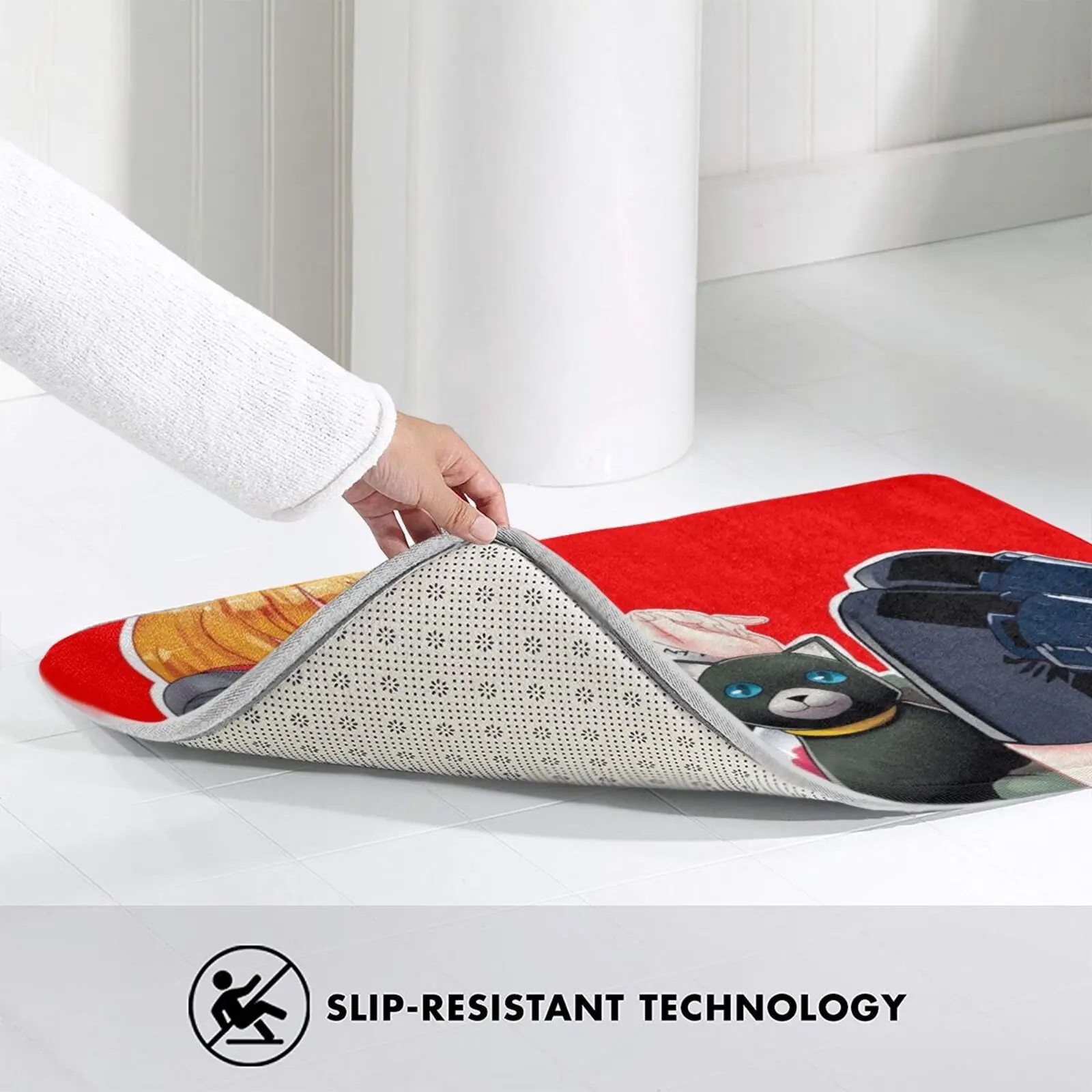 

Persona 5 Futaba And Morgana Carpet Mat Rug Cushion Soft Futaba Persona 5 Anime Manga Games Jrpg Cat Morgana Waifu Cute