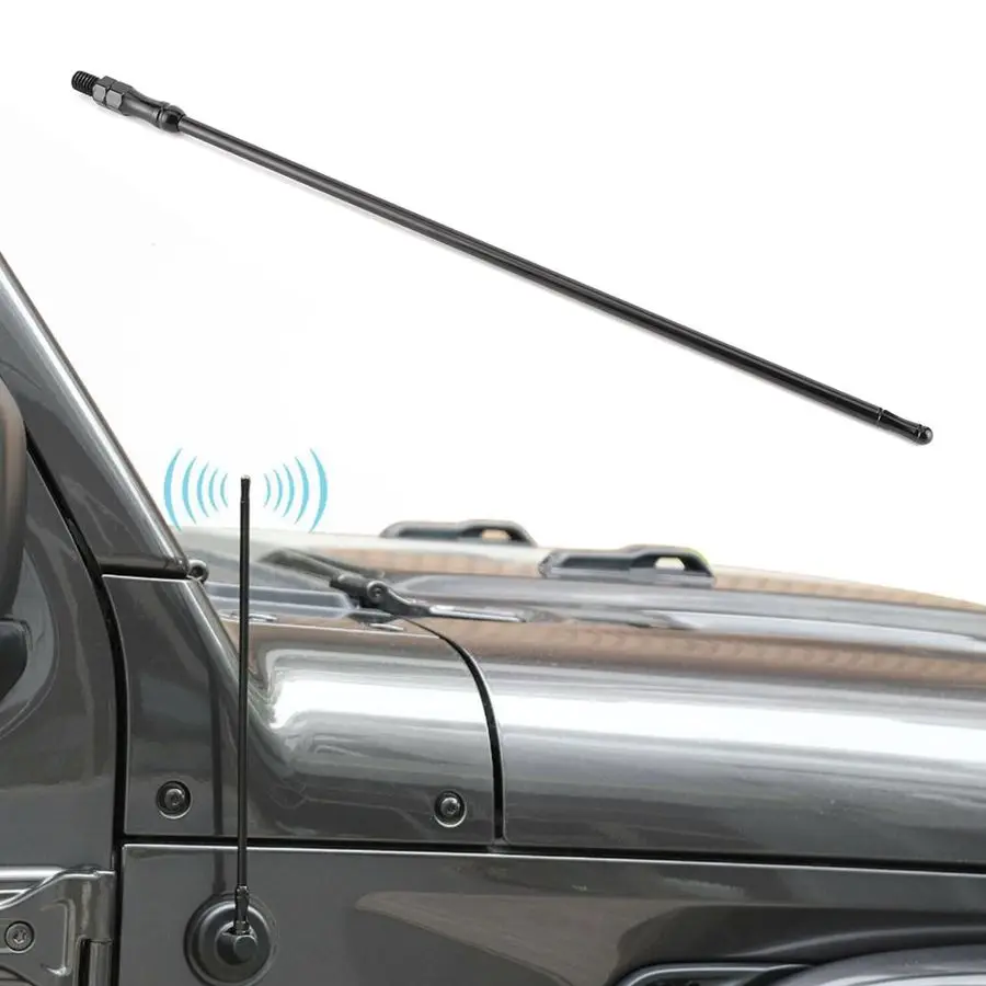 13 дюймов Автомобильная AM / FM радио гибкая антенна Подходит для Jeep Wrangler JK 2007 2008 2009