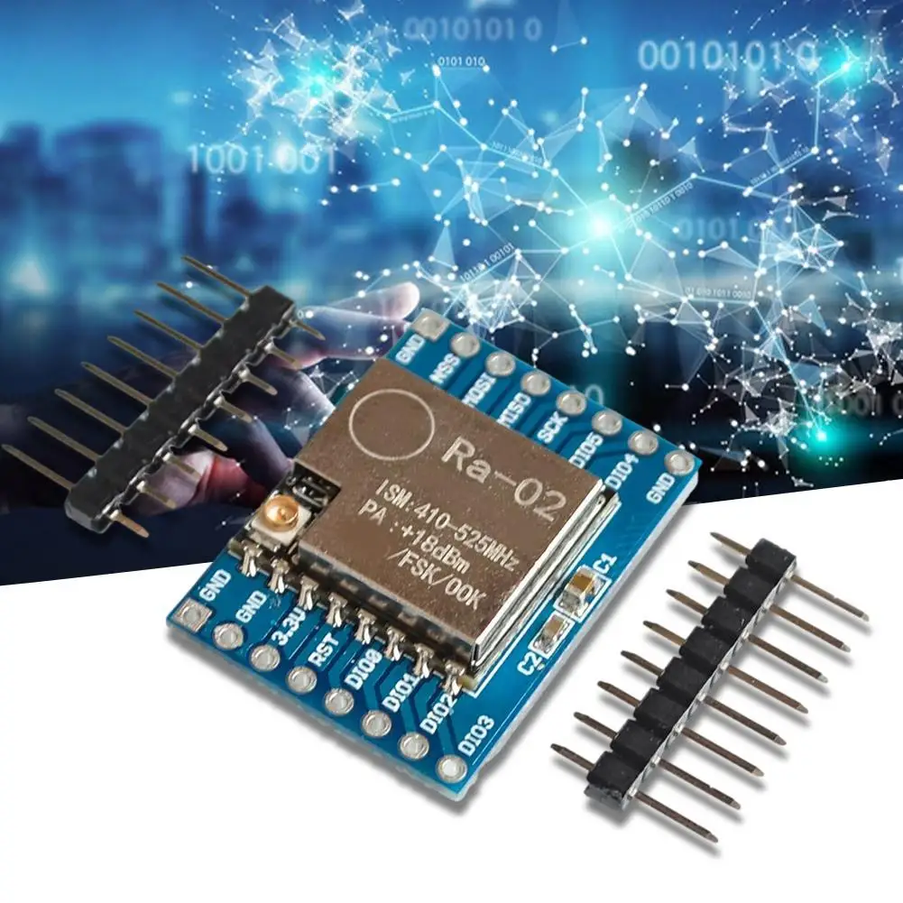 

SX1278 LoRa Module 433M 10KM Ra-02 Ai-Thinker Wireless Spread Spectrum Transmission Socket for Smart Home DIY