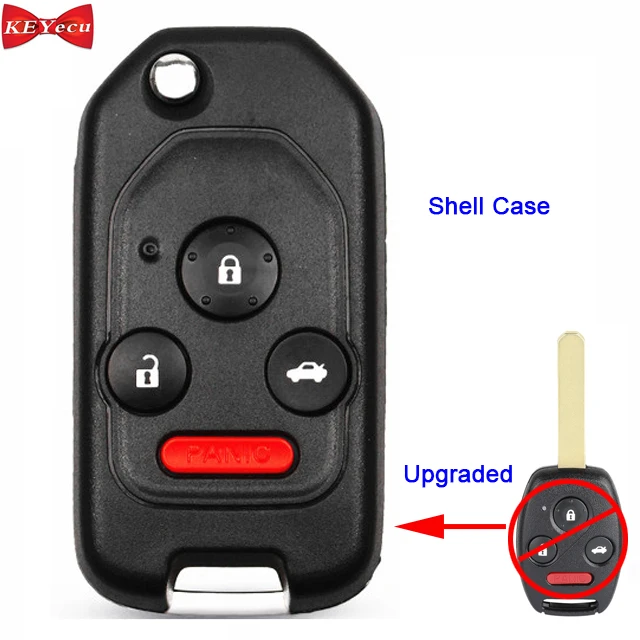 KEYECU для Honda Civic Element Fit Odyssey Pilot Модернизированный дистанционный чехол N5F-A05TAA MLBHLIK-1T