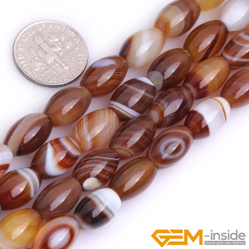 

olivary rice shape botswana agat e beads natural stone beads DIY loose beads for jewelry making bead strand 15" wholesale !