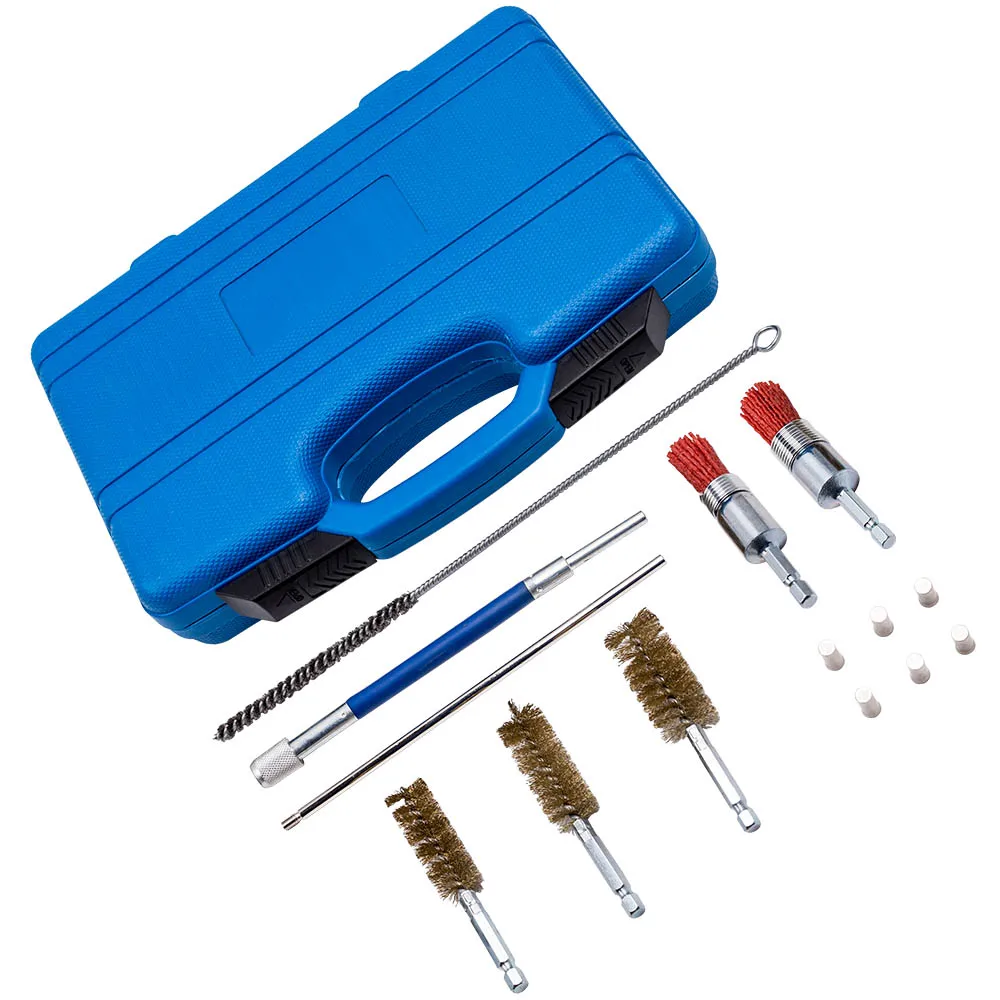 

14pcs Universal Injector Seat Brush Cleaner Cleaning Tool Kit for Diesel Engines