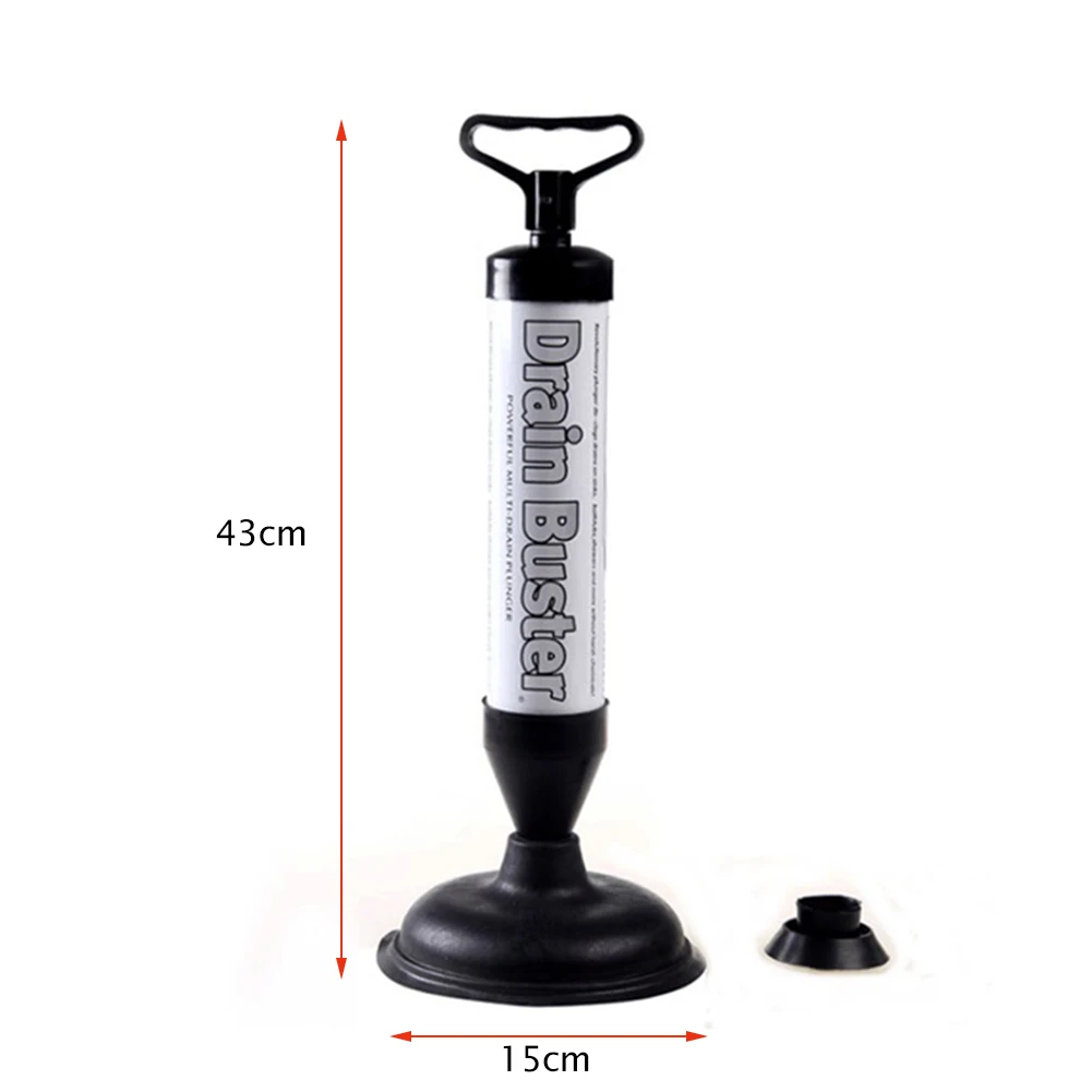 

Clogged Remover Toilet Plungers Drain High Pressure Manual Dredge Machine for Kitchen Bathroom Air Power Drain Blaster gun