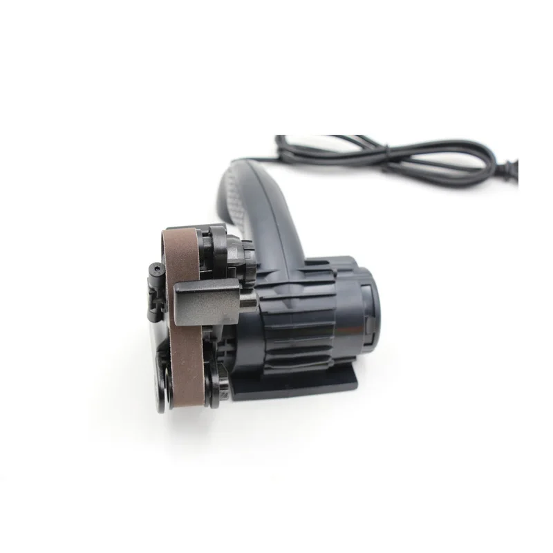 

220V 50HZ Automatic Electric Knife Sharpener Adjustable Angle Knife Scissors With Abrasive Household Belt Sharpening Machine