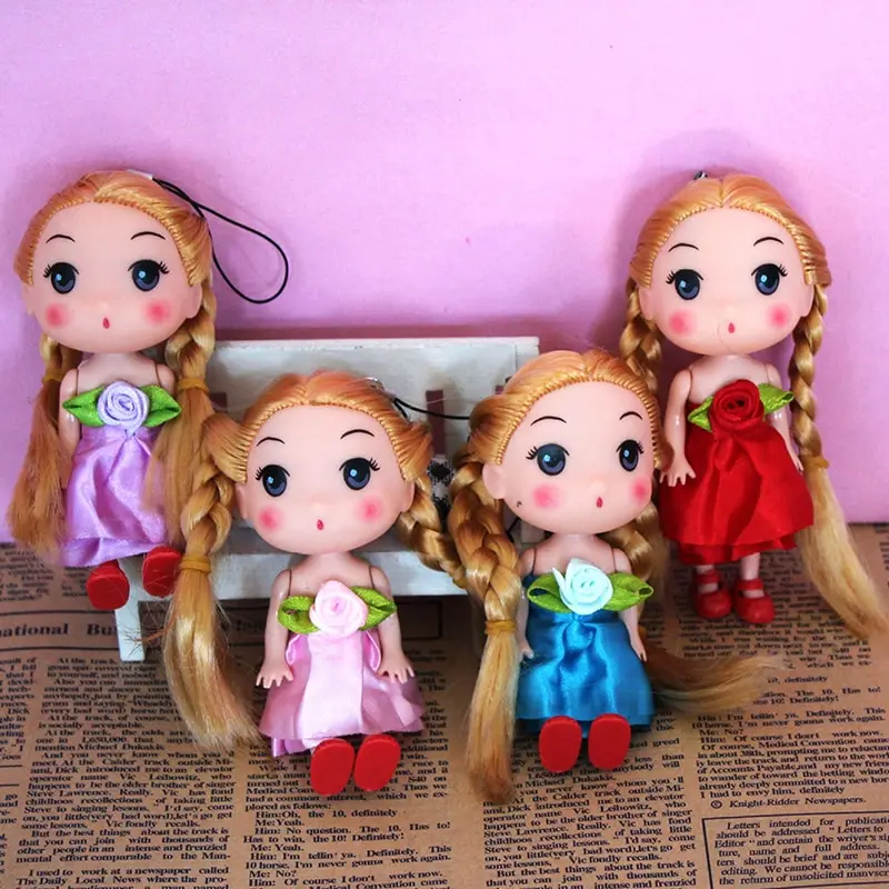 Мини плюшевые животные милый брелок для ключей модные детские куклы мягкие