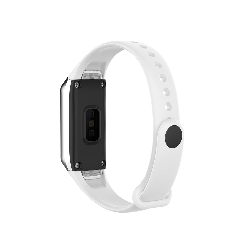 White Hangrui Спортивные Мягкие силиконовые часы ремешок для samsung Galaxy Fit SM-R370 смарт-браслетный ремешок для часов SM R370 аксессуары - Цвет: White