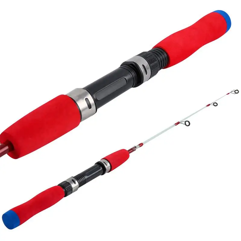 

Ultralight Winter Shrimp Ice Fishing Rod Portable Winter Fishing Rod Spinning Casting Ice Winter Fishing Pole Tackle
