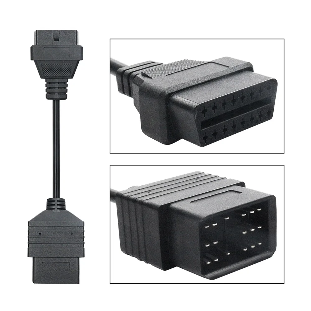 Переходник для автомобиля Toyota 17-pin - OBD2 16-pin переходник кабель адаптер