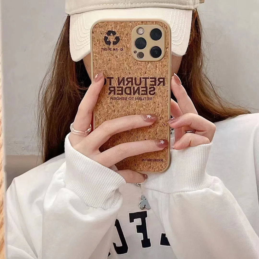 Чехол для телефона из натурального органического дерева iPhone 11 12mini 13 Pro SE 2020 X XR XS Max