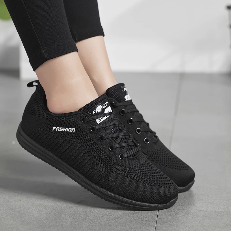 2021 Cheap Woman Running Shoes Women's Sport Shoes Female Brand Sneakers Breathable Antislip Light Flats size 35-40