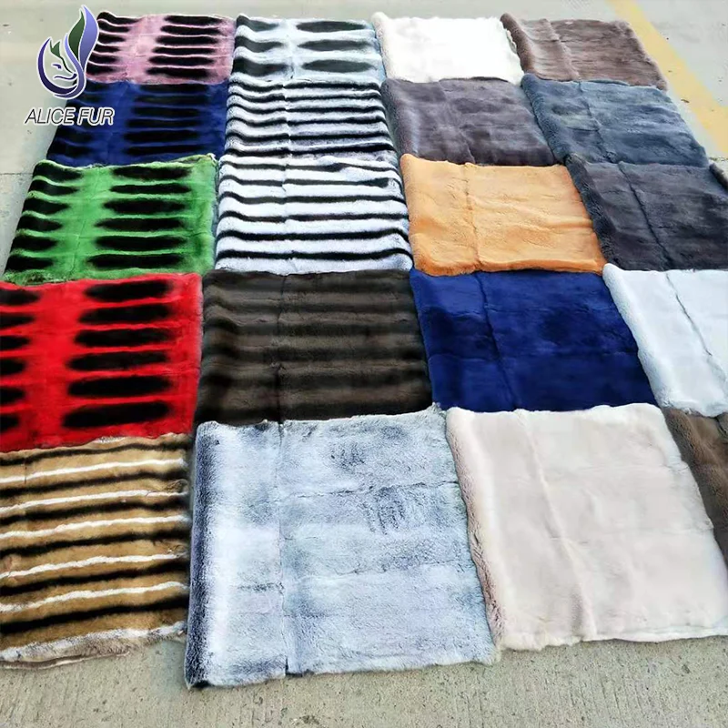 Оптовая цена мягкие волосы с плоской спинкой кожа покупатели одеяло из кролика