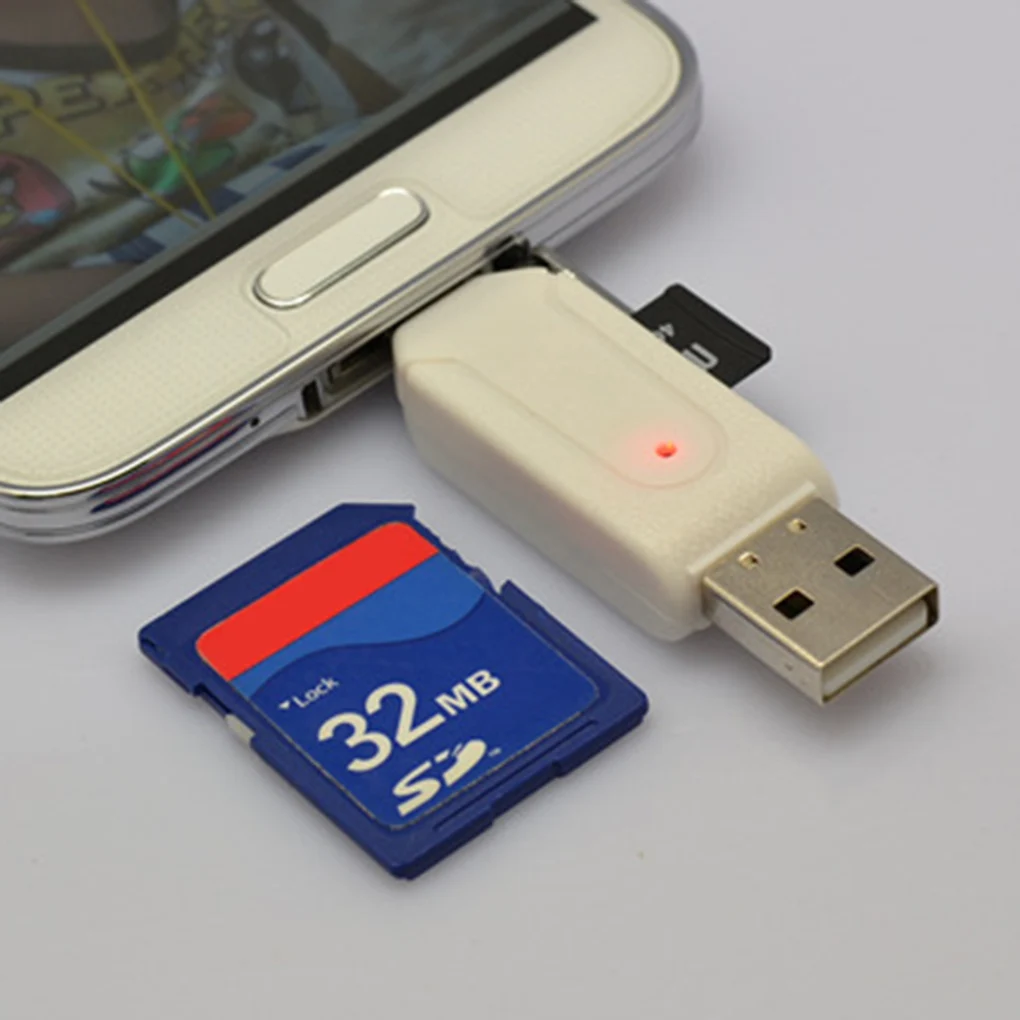 Мобильный телефон камера SD TF Mini SDHC карта памяти Micro USB 2 0 адаптер для чтения карт