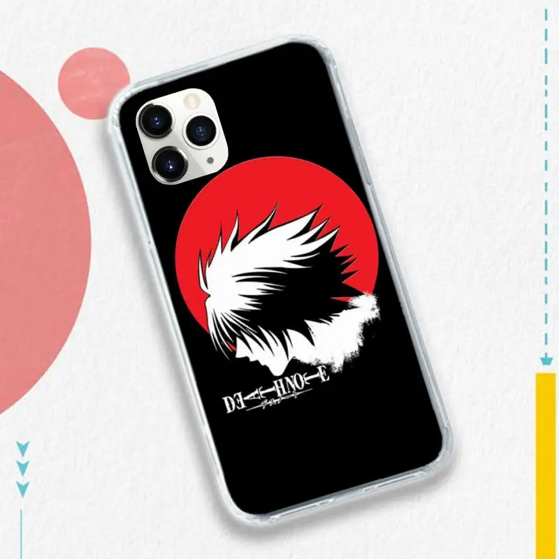 

Anime Manga Death Note Ryuk Phone Case for iPhone 11 12 pro XS MAX 8 7 6 6S Plus X 5S SE 2020 XR