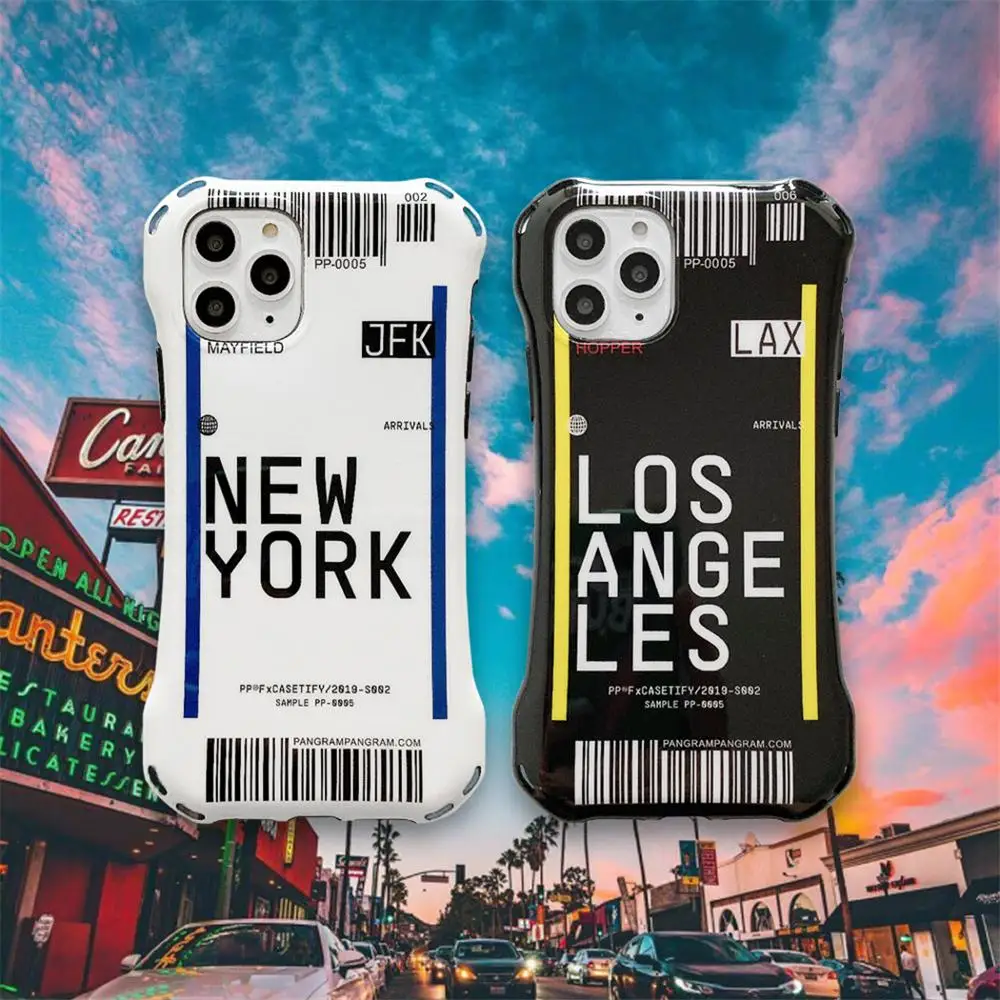 Забавный воздушный билетный штрих-код этикетка чехол для телефона iPhone Xs MAX XR X 7 8