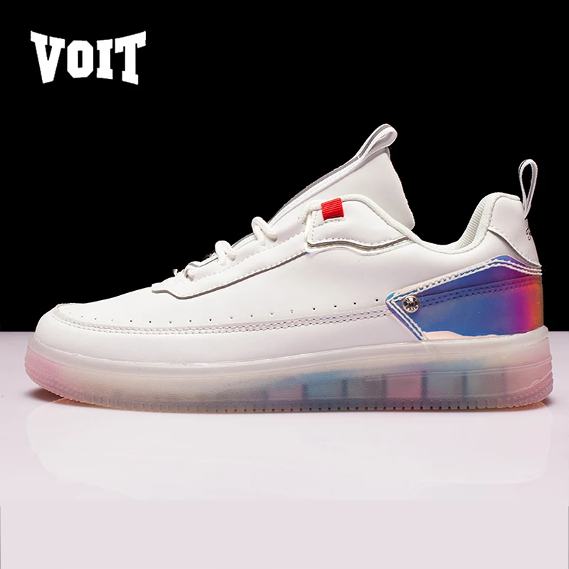 

Voit Crystal Bottom Trend Board Shoes Men's Tracing Light and Color Earth Seven Day Graffiti Men's Leisure Sports Shoes Spring