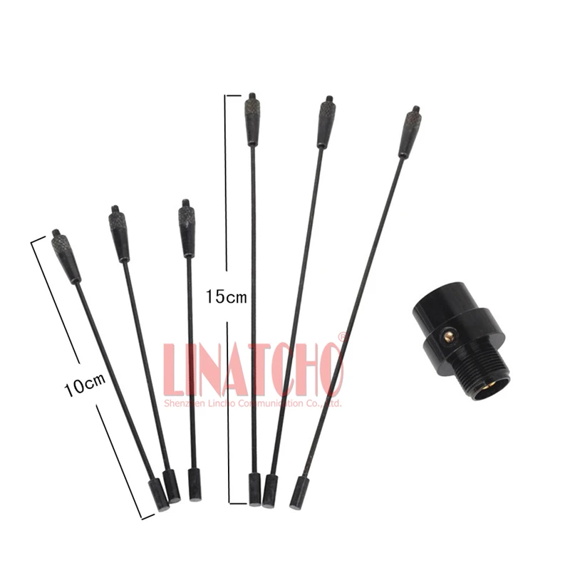 LINATCHO RE-02 10-1300 МГц UHF PL259 к SO239 Автомобильная Мобильная радиоантенна усиление