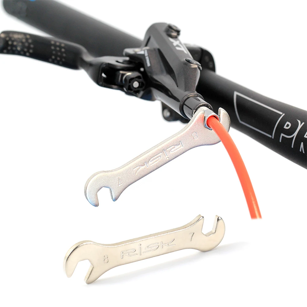 

7-8mm Open Bicycle Hydraulic Disc Oil Brake Pipe Locking Screw Wrench Bike Accessories Bike Brake Locking Repair Tool