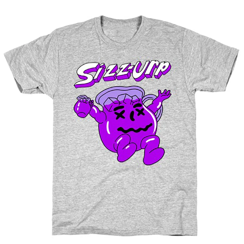 Мужская футболка Sizz urp фиолетовая для выпивания Sizzurp вечеринки лекарств