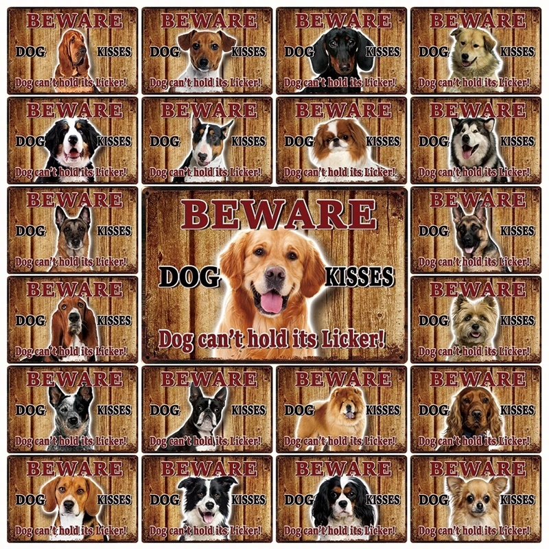 [Kelly66] Остерегайтесь поцелуев Хаски Чихуахуа мопса Померанский Металлический