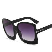 2022 luxury brand design ladies oversized square sunglasses women vintage thick frame sun glasses for female retro uv400 eyewear