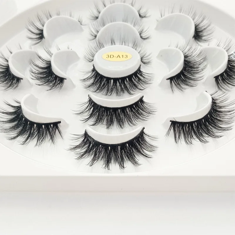 

2021 NEW 15mm Lashes natural winged crisscross silk lashes 3D Mink eyelashes Hot sale false lashes Eyelash Free Shipping 3D Lash