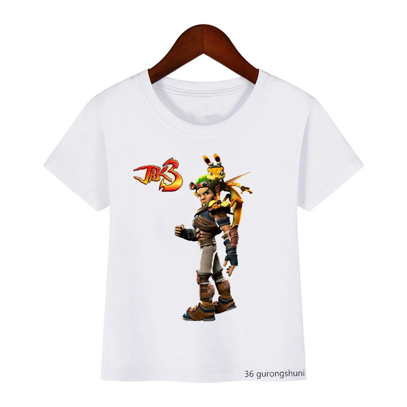 Забавные футболки для мальчиков одежда подростков с принтом как и Daxter: The Precursor