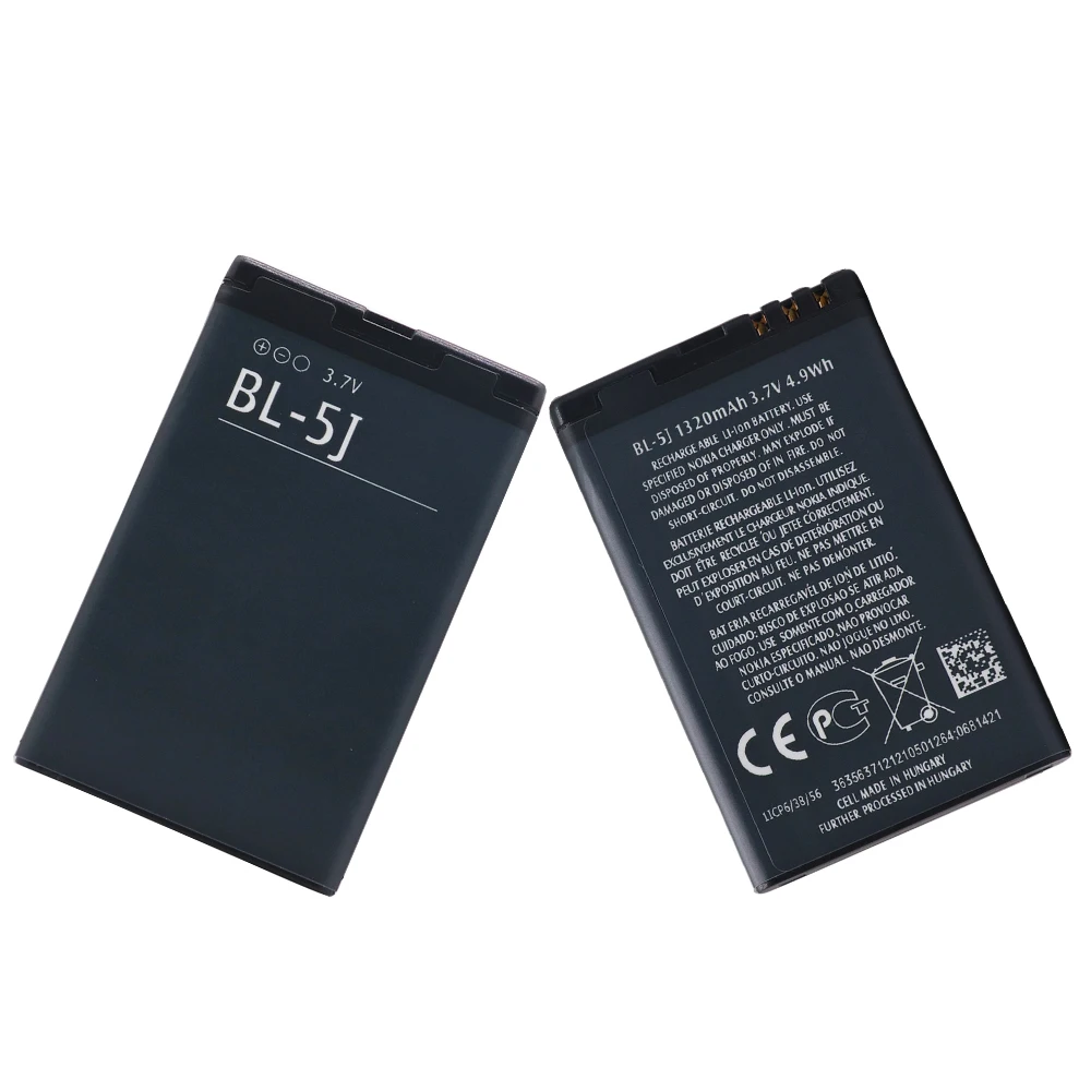 Абсолютно Новый аккумулятор для телефона Nokia 5230 5233 5228 5800 3020 Lumia 520 525 530 Xpress Music BL-5J N900
