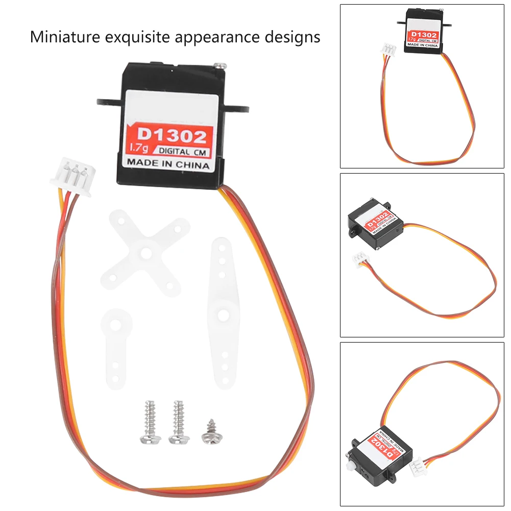 Запасные части для цифрового сервопривода D1302 Micro Mini RC аксессуар модели