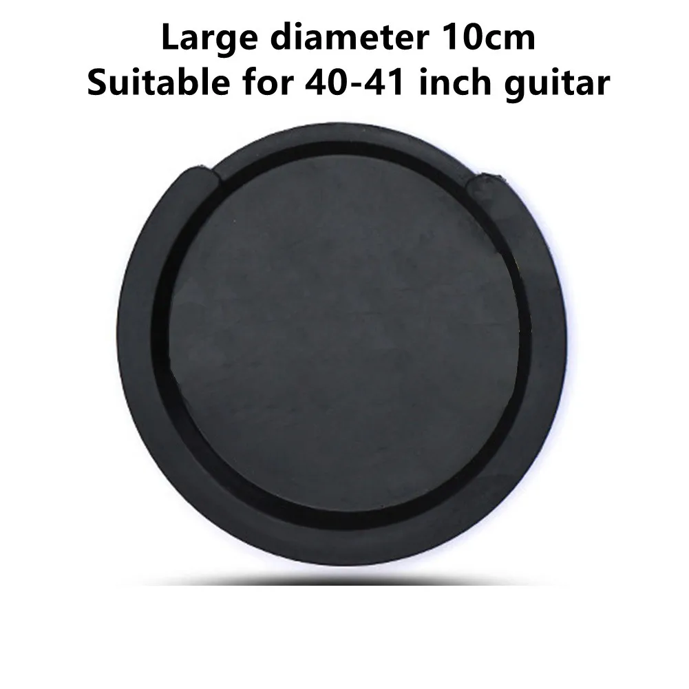 

Black Acoustic Guitar Sound Hole Cover 38-39 40-41inch Silica Gel Muffler Cover For Guitarist Acoustic Guitar Accessories Parts