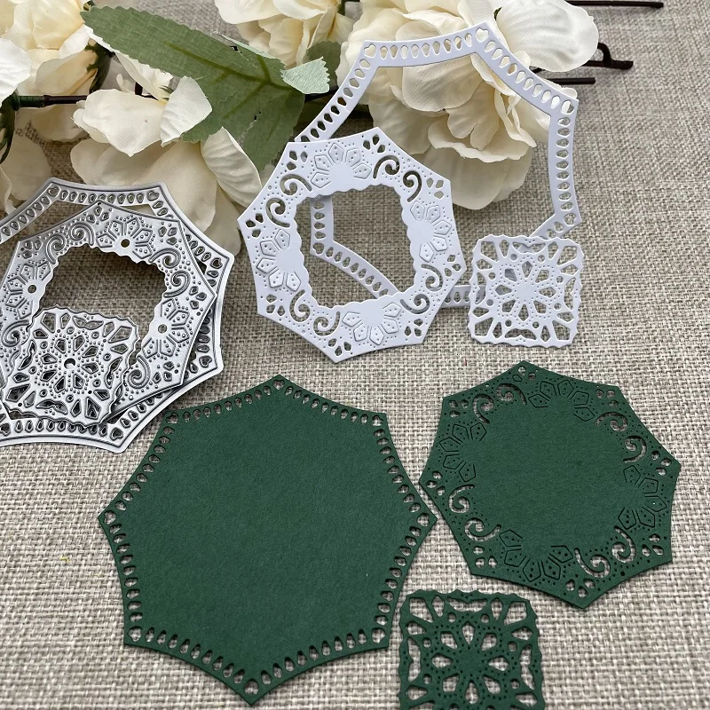 

Необычная кружевная рамка, металлические штампы, трафареты для «сделай сам», скрапбукинг, декоративное тиснение, ручная работа, штамповочный шаблон