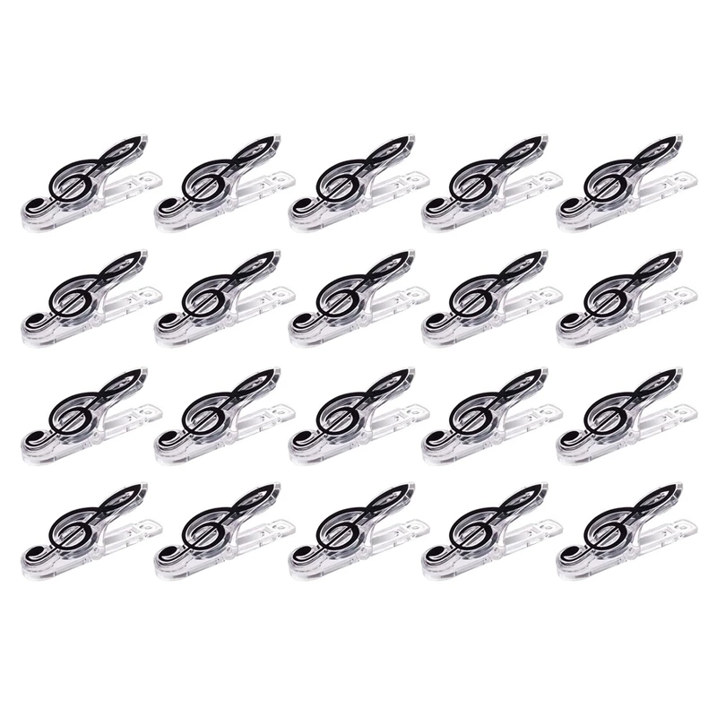

20PCS Music Score Folder Music Note Folder Clef Folder Music Score Folder Musical Instrument Universal B