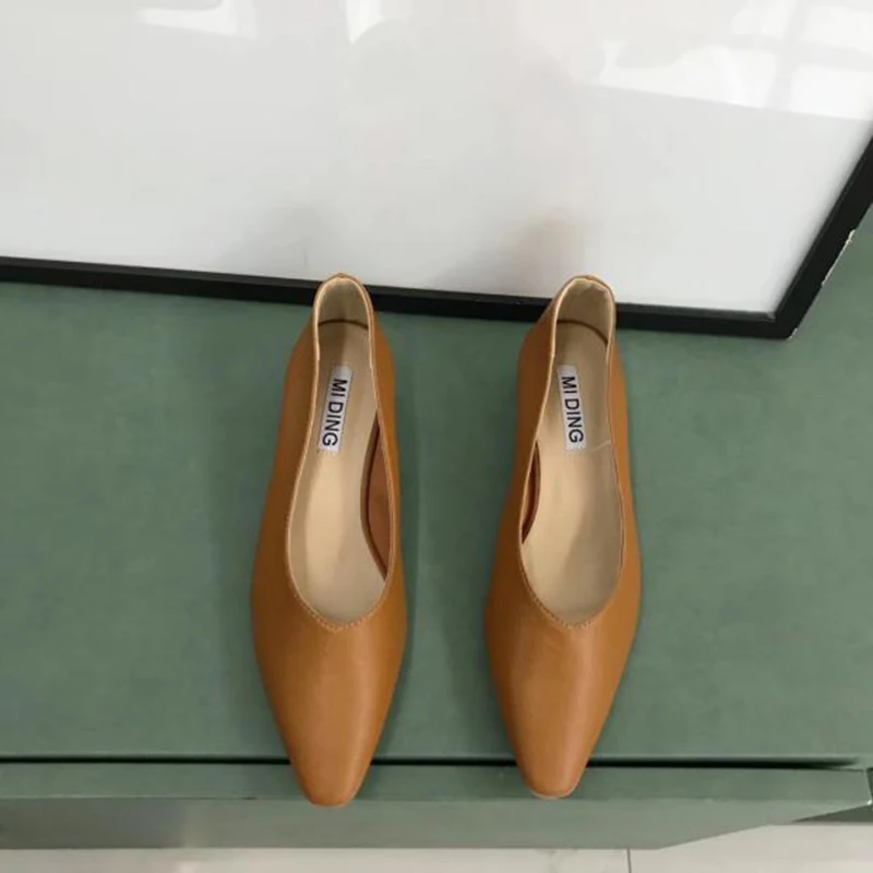 Женские Кожаные эспадрильи однотонные туфли на массивной подошве без застежки