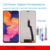 lcd screen and digitizer full assembly with frame for samsung galaxy a10 sm a105 free tools